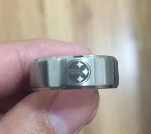 Silver stainless steel Pittsburgh Steelers Ring thumbnail 1