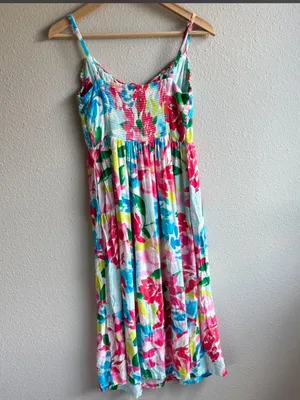 Old Navy Floral Midi Dress thumbnail 4