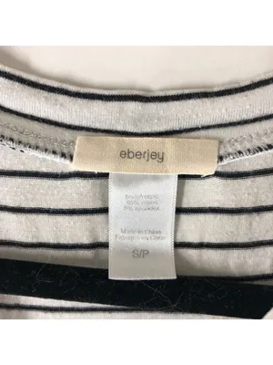 Eberjey Striped Tank Top S Lightweight Stretch Rayon Blend Casual thumbnail 3