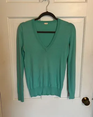 JCrew XS V Neck Sweater thumbnail 1
