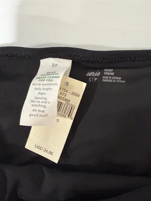 Aerie Black Bikini Bottoms - Size Small thumbnail 3
