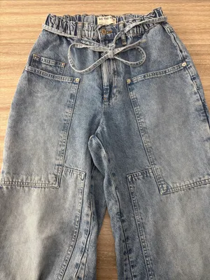 We The Free CRVY Outlaw Wide Leg Baggy Jeans Women Size Small thumbnail 7