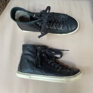 UGG‎ Blaney Leather Zipper High Top Sneaker thumbnail 2
