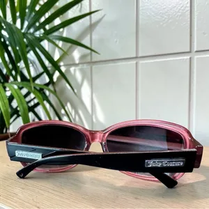 Juicy Couture Oversized Two-Tone Sunglasses Designer Fashion thumbnail 7