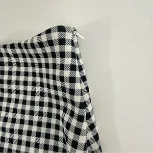 Princess Polly‎ Black and White Gingham Slit Skirt Size 6 NWT thumbnail 5