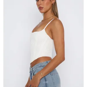 White Fox Boutique Corset White Top thumbnail 2