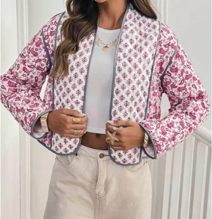 SheIn Frenchy Floral Print Shacket thumbnail 3