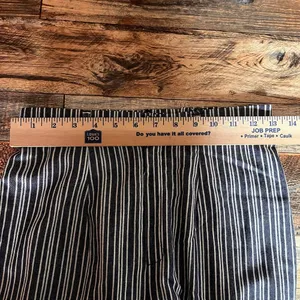 Wide-Leg Striped Pants – Size Small thumbnail 2