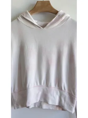 OFFLINE by Aerie OTT Cropped Tie Dye Hoodie Pink Fleece Pullover Small thumbnail 7