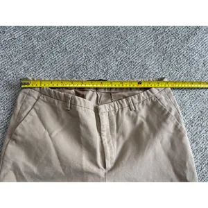 Zara Basic Womens Chino Trousers Tan Khaki Straight Leg Pants Size 10 thumbnail 6