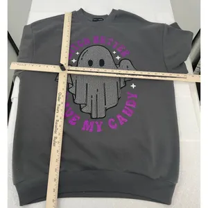 Halloween Ghost Rhinestone Sweatshirt Witch Better Have My Candy XS‎ #1144 thumbnail 5