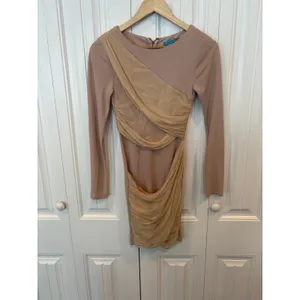 Alice + Olivia Goddess Beige Dress‎ Size 0 thumbnail 2