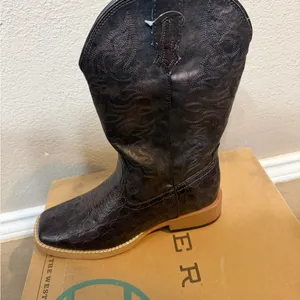Roper Dark Brown Western Boots Size 7 thumbnail 3