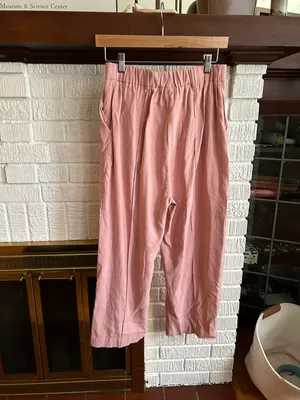 Dusty Rose Pink Pleated Trousers Dress Pants Size 8 thumbnail 3