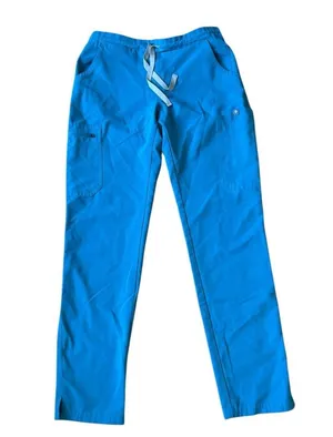 FIGS Teal Yola Scrub Bottoms Womens Size XS thumbnail 1