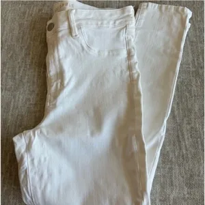 American Eagle Next Level Stretch Women's High Rise Skinny Jeans White 12 Short thumbnail 2