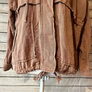 Lucky Brand Zipper Utility Jacket In Rose thumbnail 4