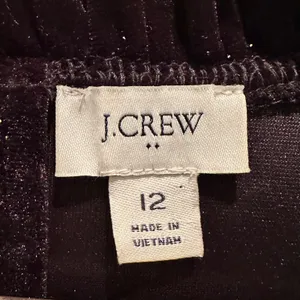 J.Crew Shimmer Velvet Sleeveless Midi Dress Size 12 Black BV968‎ thumbnail 3
