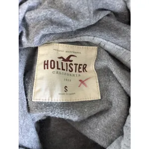 Hollister Sweater Womens Small Gray Logo Hoodie Comfort Sweatshirt‎ thumbnail 4
