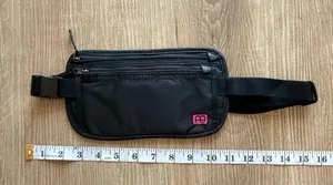 Black Travel Waist Pack — Compact Hands-Free Belt Bag‎ thumbnail 1