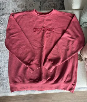Oversized Breckenridge Crewneck Pink Size L thumbnail 1