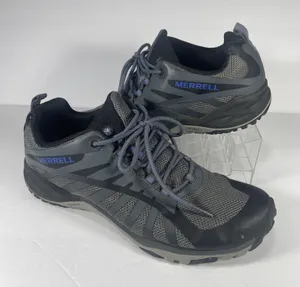 Merrell Women's Hiking Shoes Gray/Black/Blue US 10.5 Medium J41316 thumbnail 1