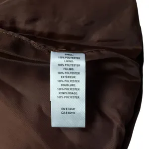 NWT Natural Reflections Quilted Puffer Vest Womens Small Brown Hiking Outdoors thumbnail 5
