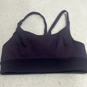 Lululemon purple sport bra size 4 thumbnail 1