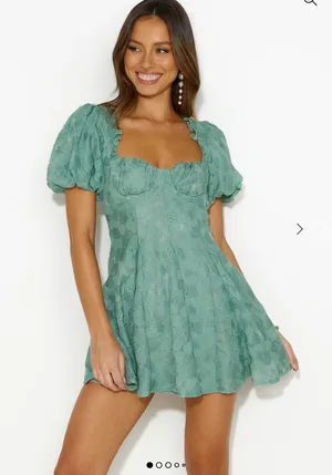 Dress Hello Molly Mini Blue Floral thumbnail 1