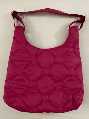 Lululemon NWT Quilty Pleasures Shoulder Bag Mini 5L Berry Rumble Pink Wordmark thumbnail 3
