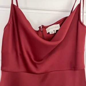Sachin & Babi Rust‎ Cowl Neck Wedding Guest Dress Gown Size 12 thumbnail 5