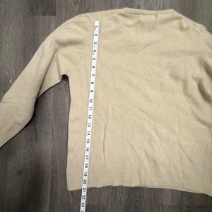 Sutton Studio 100 Cashmere Beige Tan Crewneck Sweater Long Sleeve Womens Large thumbnail 9