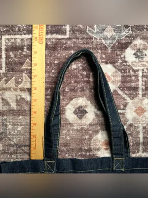 Brown Butter Cookie Company California Unisex Casual Streetwear Denim Tote Bag thumbnail 13