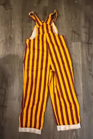 Gold and Maroon Game Bibs Overalls thumbnail 2