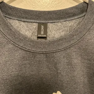 Gildan Detroit Lions sweatshirt! Sequin glitter bling lions logo gray size Large! thumbnail 3