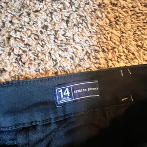 Gap‎ Womens Stretch Skinny Pants Black Cotton Blend Trousers Size 14 QLP1122S thumbnail 3