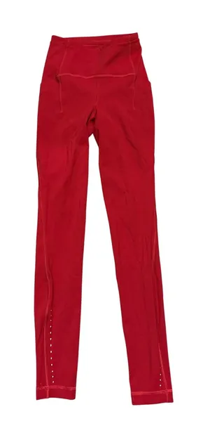 Lululemon Swift Speed High-Rise Tight 28 Red Running Leggings Size 0 LW5DKRS thumbnail 1