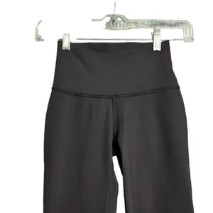 Lululemon Black Groove Nulu High-Waisted Flared Yoga Activewear Pants Size 2 thumbnail 2