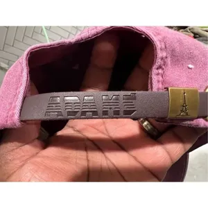 Chi Omega Ball Cap Hat Adjustable Baseball Adams Pink thumbnail 8