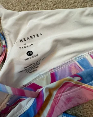PacSun High Waisted Tie Dye Bikini LA Hearts thumbnail 3