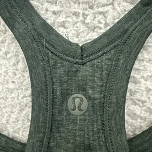 Lululemon Ebb To Street Tank Top Legacy Green Athletic Athleisure Women's 6 thumbnail 3