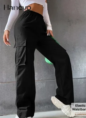 SheIn Black cargo pants thumbnail 1
