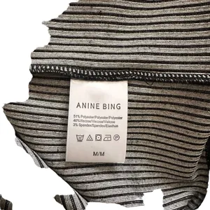 ANINE BING Moss Stripe Knit Mini‎ Dress NWT Sz Medium thumbnail 5