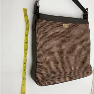 THE SAK Elliott Luca Brown Crochet Knit Adjustable Strap Shoulder Bag Casual thumbnail 5