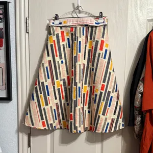 Anthropologie Hutch Willem A-Line Mid Century Modern Skirt Boho Maximalist Twee thumbnail 3