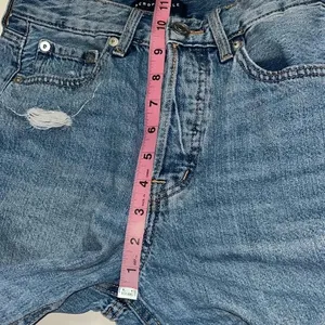 90s baggy jeans size 0 distressed multi button fly retro‎ style blue jeans teen thumbnail 5