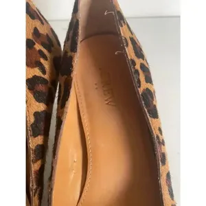 Women's J.Crew‎ Leopard Print Heels Calf fur Size 6.5 GUC! thumbnail 11