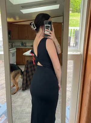 Anistar TJ Maxx Black Bodycon Dress thumbnail 2