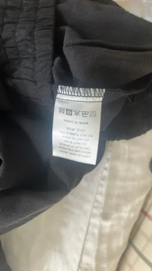 White Fox Black Linen Pants thumbnail 6