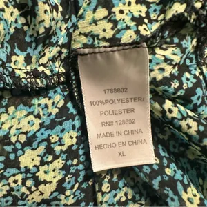 Steve Madden Teal Floral Maxi Dress thumbnail 6